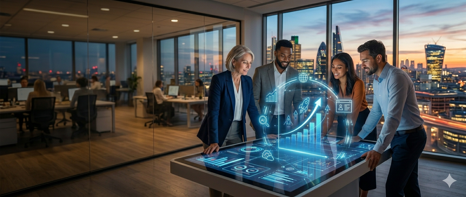 AI marketing strategy visual